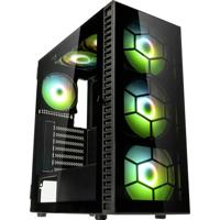 Kolink Observatory HF Plus Glass ARGB Midi-tower PC-behuizing Zwart - thumbnail