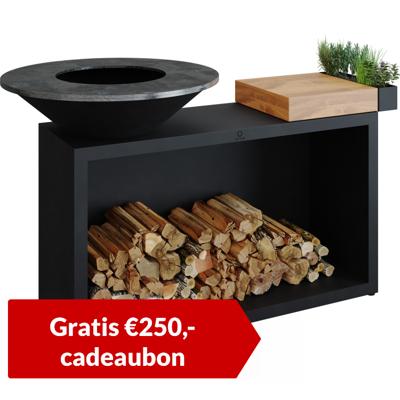 OFYR Island Black 85 Teak Wood