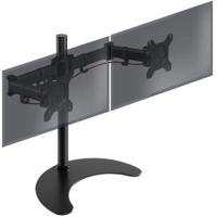 Techly Desk Stand for 2 Monitor 13-27 with Base h.400m ICA-LCD 3410 27 Vrijstaand Zwart - thumbnail