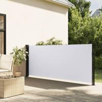 VidaXL Windscherm uittrekbaar 140x500 cm wit - thumbnail