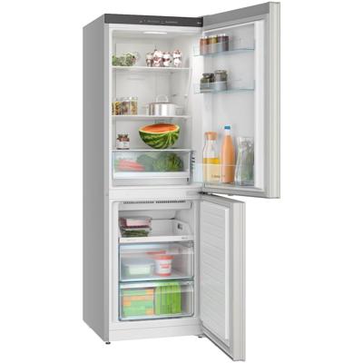 Bosch KGN33NSDB Koel-vriescombinatie Zilver Bosch KGN33NSDB Koel-vriescombinatie Zilver