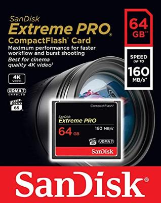 SanDisk Extreme Pro® CF-kaart 64 GB - thumbnail