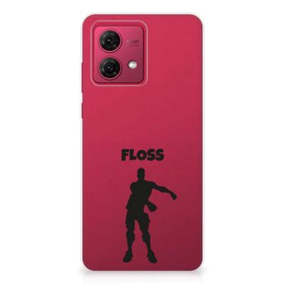 Motorola Moto G84 Telefoonhoesje met Naam Floss Motorola Moto G84 Telefoonhoesje met Naam Floss
