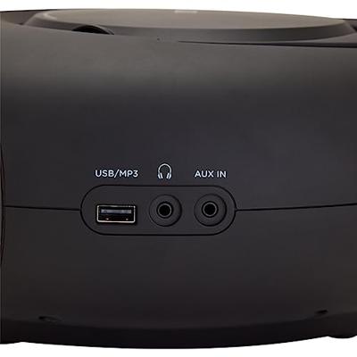 Aiwa BBTU-400BK draagbare stereo-installatie Analoog & digitaal 6 W FM Zwart MP3 afspelen