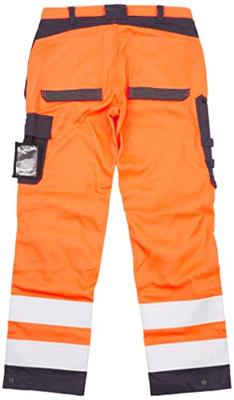 Blåkläder Multinorm inherent werkbroek 15891513 | High Vis Oranje/Marineblauw | Maat 56 - 7330509721025