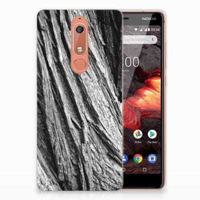 Bumper Hoesje Nokia 5.1 (2018) Boomschors Grijs Bumper Hoesje Nokia 5.1 (2018) Boomschors Grijs