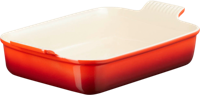 LE CREUSET - Aardewerk - Ovenschaal 32cm 3,10l Kersenrood - thumbnail