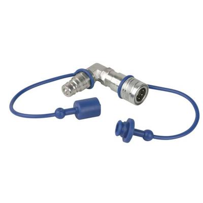 Showtec CO2 90 graden 3/8 inch naar Q-Lock adapter