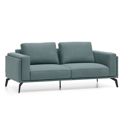 2,5-Zitsbank Panama Blauw Stof 2,5-Zitsbank Panama Blauw Stof