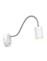 Steinhauer Bed lampje flexibelUpround wit - 3390W - thumbnail