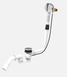 Luxe bad plugoverloopcombinatie met Badvulfunctie Chroom Luxe bad plugoverloopcombinatie met Badvulfunctie Chroom