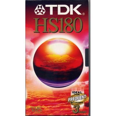 VHS videoband E180 (3 uur, 1 band) VHS videoband E180 (3 uur, 1 band)