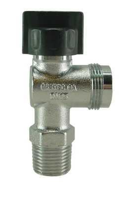 Wiesbaden Riko Gasaansluitkraan Gastec 1/2''x M24 haaks bui.