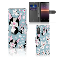 Sony Xperia 10 II | Telefoonhoesje | Met pasjeshouder | Hondjes - thumbnail