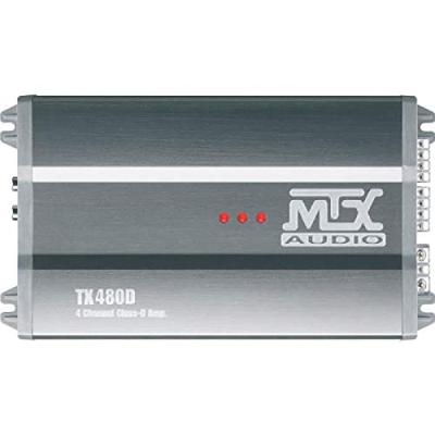 MTX TX480D Amplificateur 12V 4 Canaux Klasse D 4x80W RMS en Aluminium