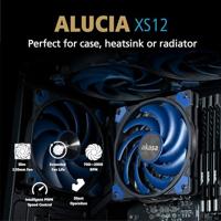 Akasa Alucia XS12 Computer behuizing Koelplaat/radiatoren Zwart 1 stuk(s) - thumbnail