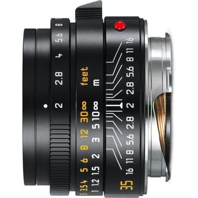 Leica Summicron-M 35mm f/2.0 ASPH M-mount objectief Zwart