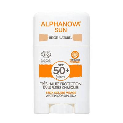 Alphanova Sun Sun bio SPF50+ face sun stick - beige 12 Gram