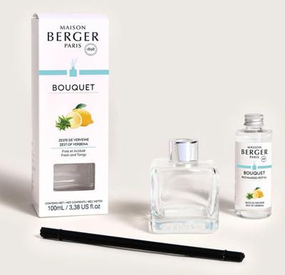Maison Berger Paris parfumverspreider cube zest of verbena 100 ml