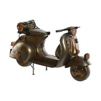 Decoratieve figuren Home ESPRIT Champagne Zilverkleurig Vespa Vintage 28 x 11 x 17 cm - thumbnail