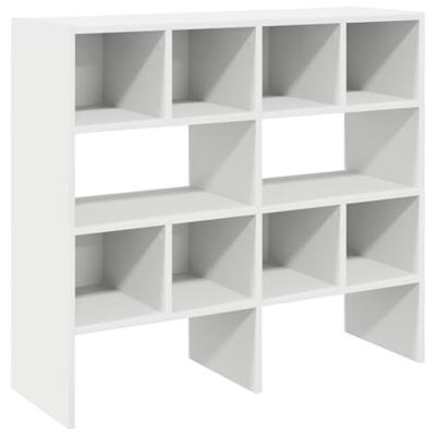 VidaXL Schoenenrekken 2 st stapelbaar 89,5x30x40 cm wit VidaXL Schoenenrekken 2 st stapelbaar 89,5x30x40 cm wit