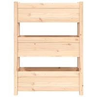 Plantenbak 77x25x104,5 cm massief grenenhout - thumbnail