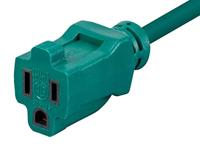 Monoprice 113834 25' 16/3 SJTW Groen Outdoor Extension Cord,Groen - 13A - thumbnail