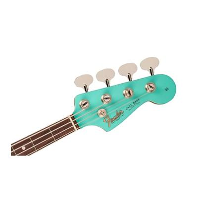 Fender American Vintage II 1966 Jazz Bass RW Sea Foam Green elektrische basgitaar met koffer