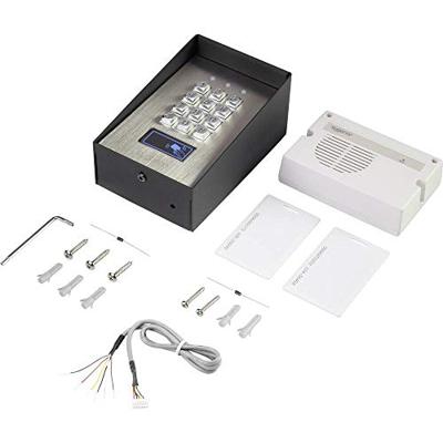 Sygonix 1582020 Codeslot Opbouw (op muur) IP66 Met verlicht toetsenbord, Met aparte analyse-unit