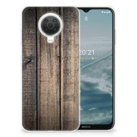 Nokia G20 | G10 | Bumper Hoesje | Steigerhout - thumbnail