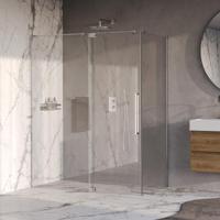 BRAUER Stellar douchecabine met draaideur helder glas 160x80x200 omkeerbaar incl. glascoating chroom - thumbnail