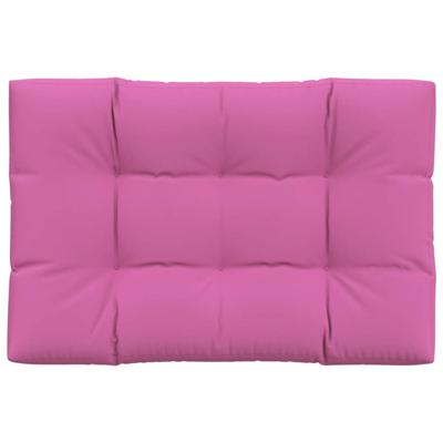 VidaXL Palletkussen 120x80x12 cm stof roze