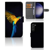 Samsung Galaxy S23 Plus | Telefoonhoesje | Met pasjeshouder | Papegaai - thumbnail