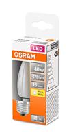 OSRAM HOMELIGHTING 4058075437265 LED-lamp Energielabel E (A - G) E27 Kaars 4 W = 40 W Warmwit (Ø x l) 35 mm x 92 mm 1 stuk(s) - thumbnail