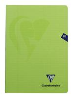 Clairefontaine schrift mimesys voor ft A4, 80 bladzijden, kaft in PP, geruit 4 x 8, geassorteerde kleuren - thumbnail
