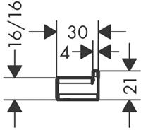 Hansgrohe Handdoekhaak AddStoris Geborsteld Zwart Chroom - thumbnail