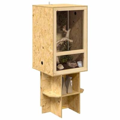 VidaXL Terrarium bruin 50 x 50 x 130 cm osb VidaXL Terrarium bruin 50 x 50 x 130 cm osb