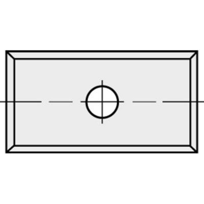 JSO-TR keermessen [10x] HW - 12x12x1.5 mm - 4-zijdig geslepen - 72020-6-01200