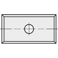 JSO-TR keermessen [10x] HW - 12x12x1.5 mm - 4-zijdig geslepen - 72020-6-01200 - thumbnail