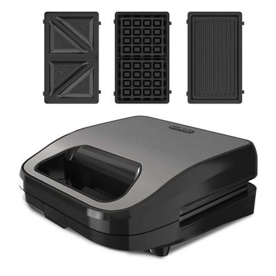 Tosti apparaat Black & Decker BXSA754E 750 W Zwart - thumbnail