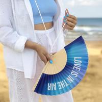 Houten waaier Love Is In The Air - thumbnail