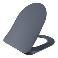 Creavit Wc-Zitting - duroplast - softclose - quick release - Inox Scharnieren - Mat Basalt KC0903.01.0600E - thumbnail