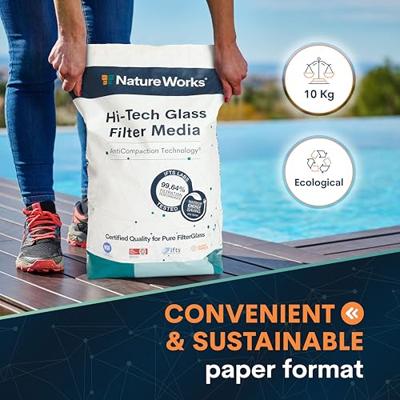 Nature works Hi-Tech Filterglas - 20 kg Nature works Hi-Tech Filterglas - 20 kg