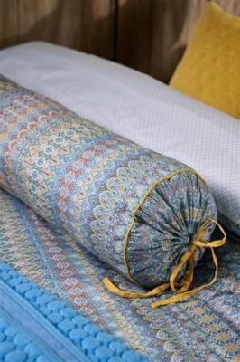 Pip Studio Pip Studio Ashanti Roll Cushion - Blauw 22x70 cm