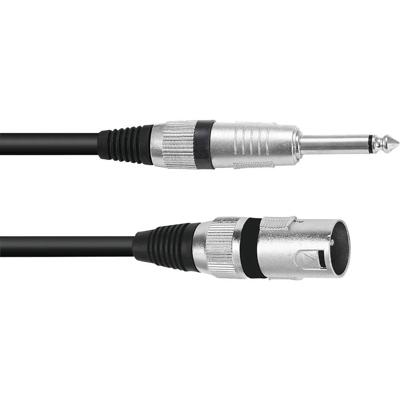 OMNITRONIC Adapter Cable XLR(M)/Jack mono 2m bk