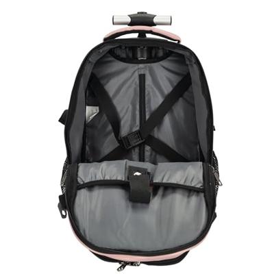 Enrico Benetti Innsbruck backpack trolley cabin luggage - laptop 17 inch-Old Pink