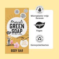 Marcel&apos;s Green Soap Body bar - vanille & kersenbloesem - 150g - thumbnail