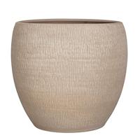 Mica Decorations Morgan Bloempot - 38x38x35 cm - Terracotta - Taupe - thumbnail