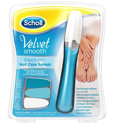 Scholl scholl velvet smooth electronic nail care system Scholl scholl velvet smooth electronic nail care system