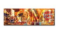 Schilderij - HOME, Havanna club, 120x40cm. Incl haakjes om op te hangen - thumbnail